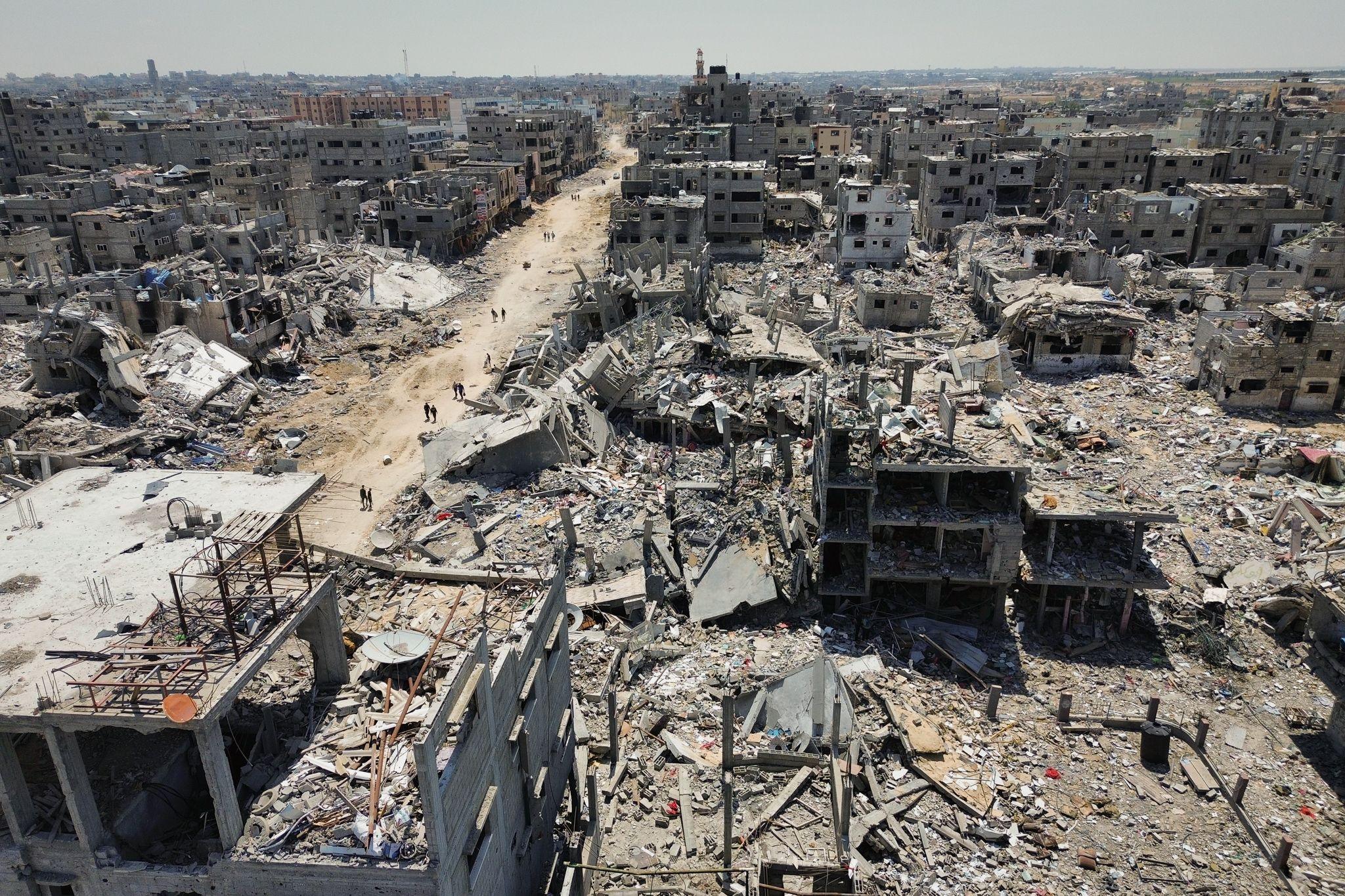 According to the United Nations Satellite Centre, 69% of structures in Gaza have been destroyed or damaged. 