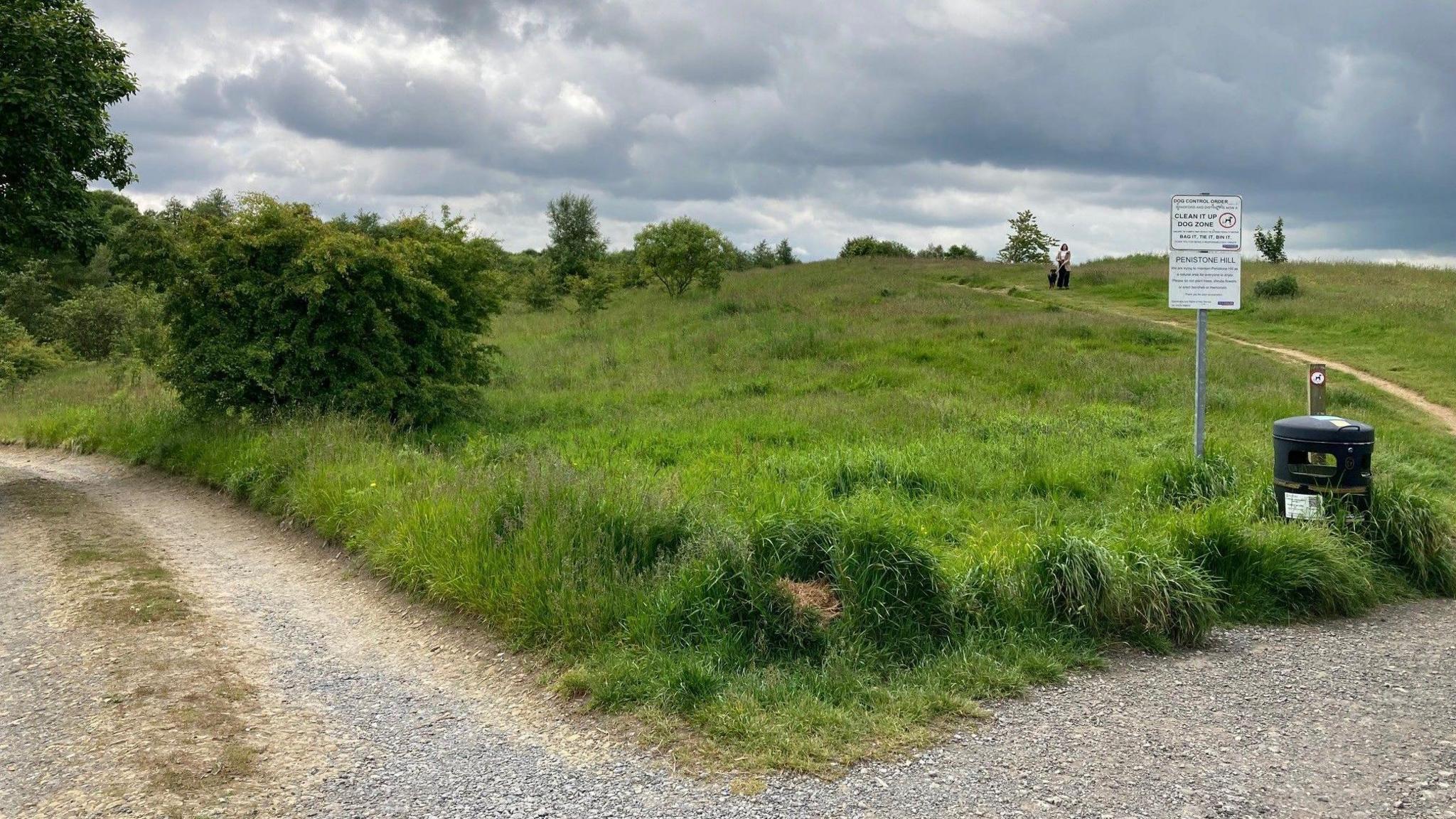 Penistone Hill near Haworth which has no fly-tip rubbish despite residents' fears