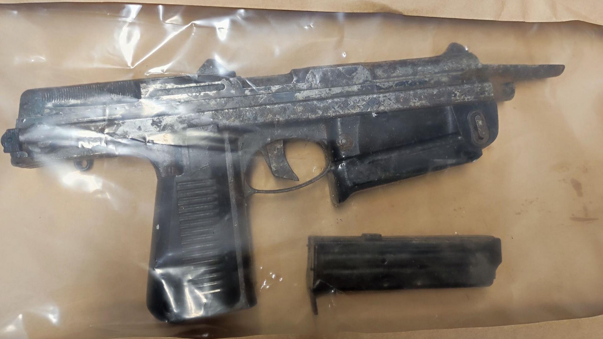 Seized firearm