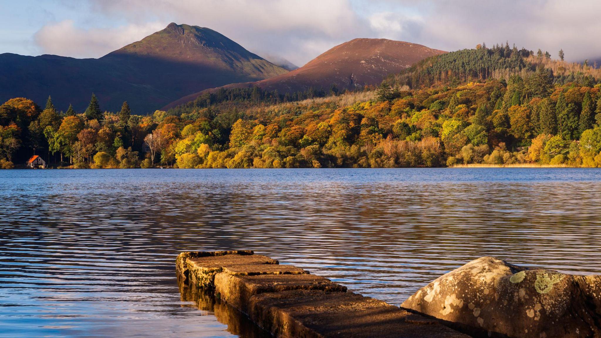 Derwent Water, Keswick, Lake District, Cumbria, England.