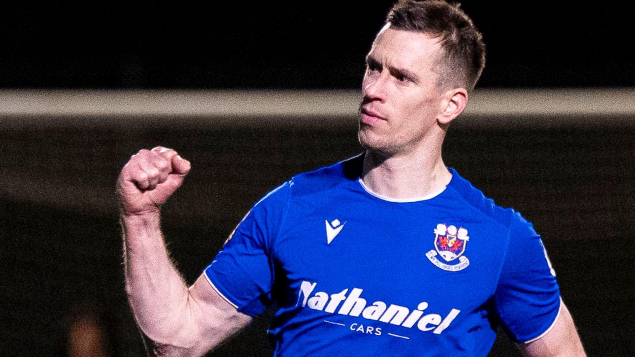 Chris Venables celebrates scoring