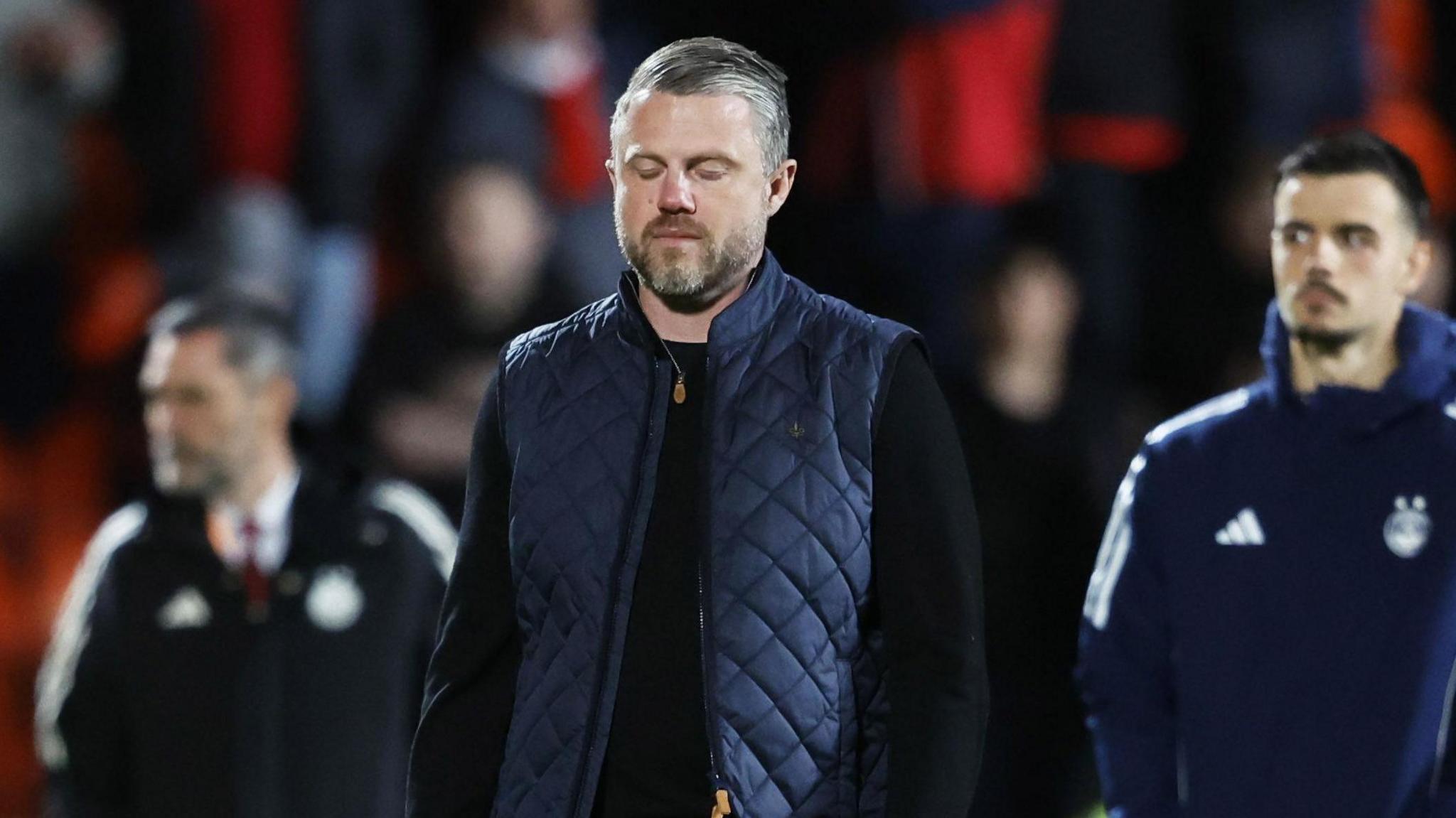 Aberdeen manager Jimmy Thelin