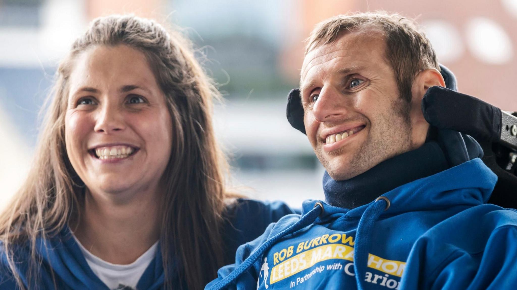 Lindsey Burrow and Rob Burrow