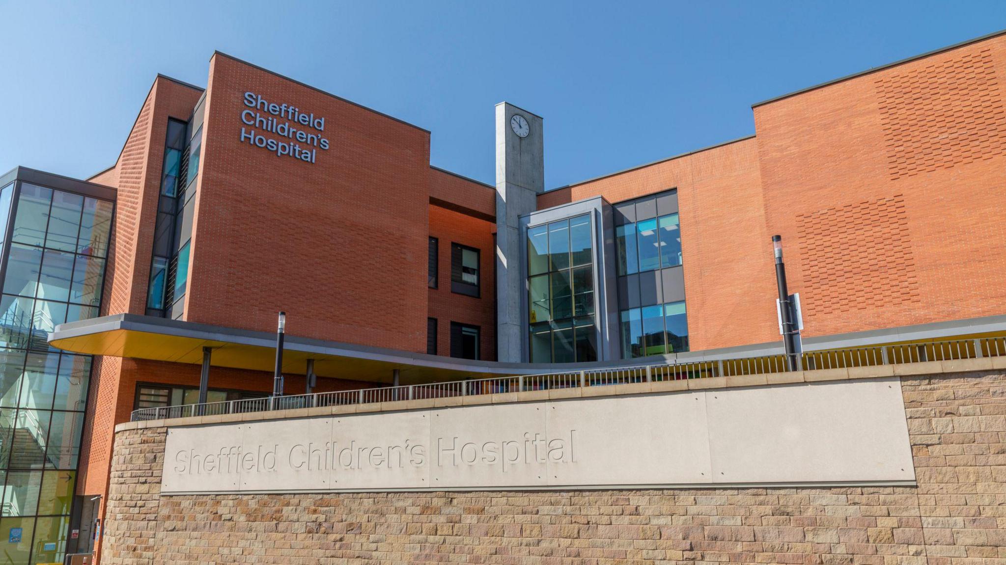 Exterior of Sheffield Children's hospital