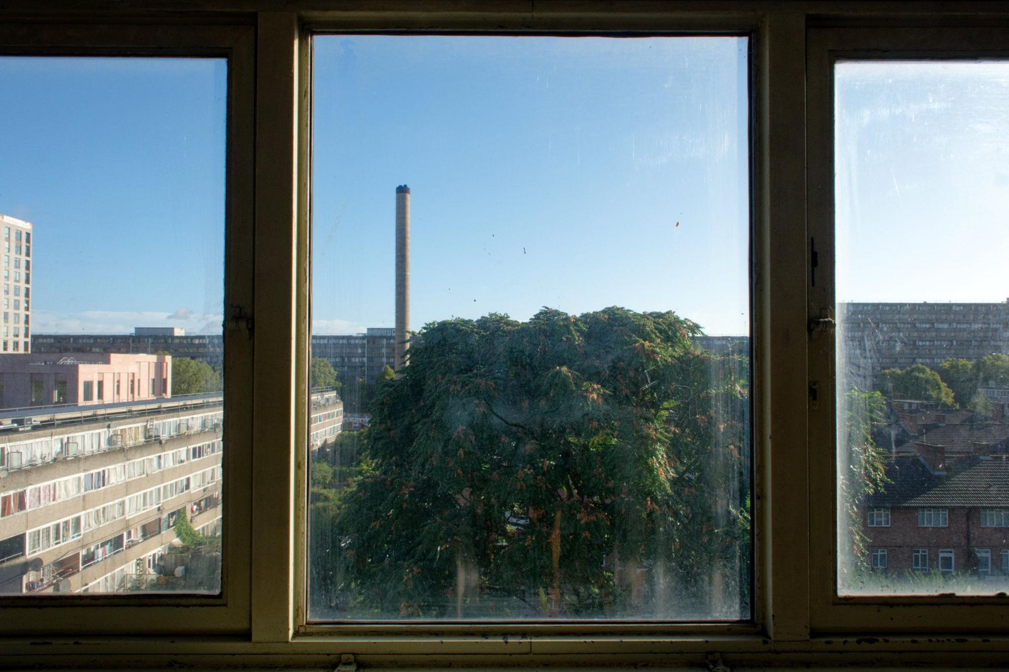 View from Aylesbury estate window 