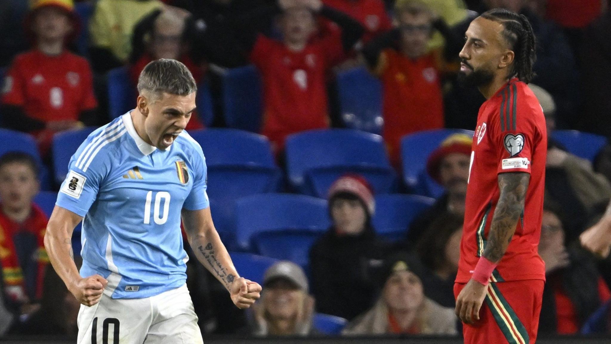 Leandro Trossard a Sorba Thomas