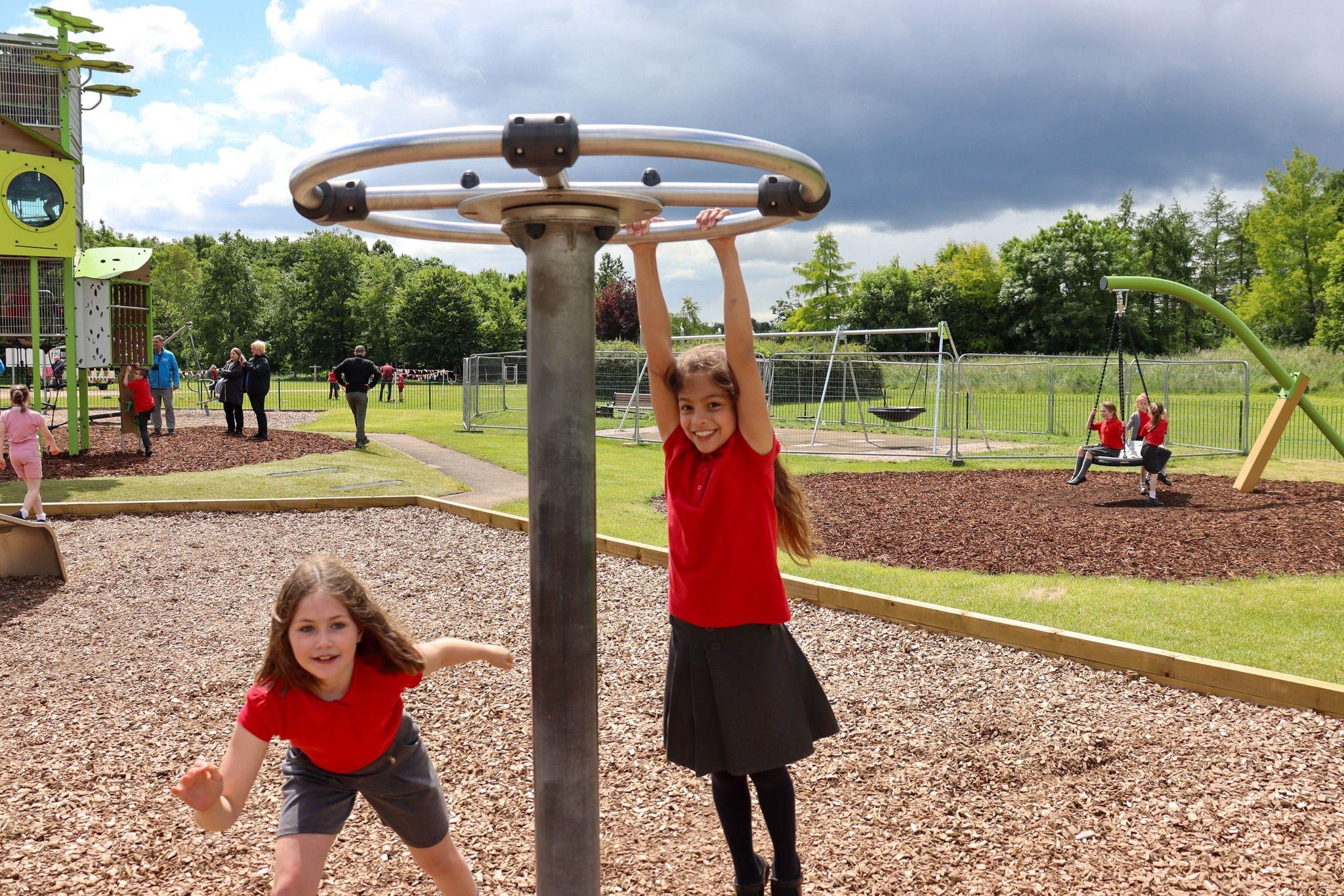 Children on park