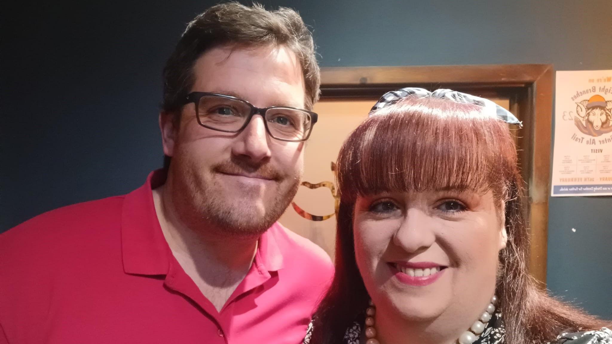 Image shows Michael Overson and his wife Lorien Overson