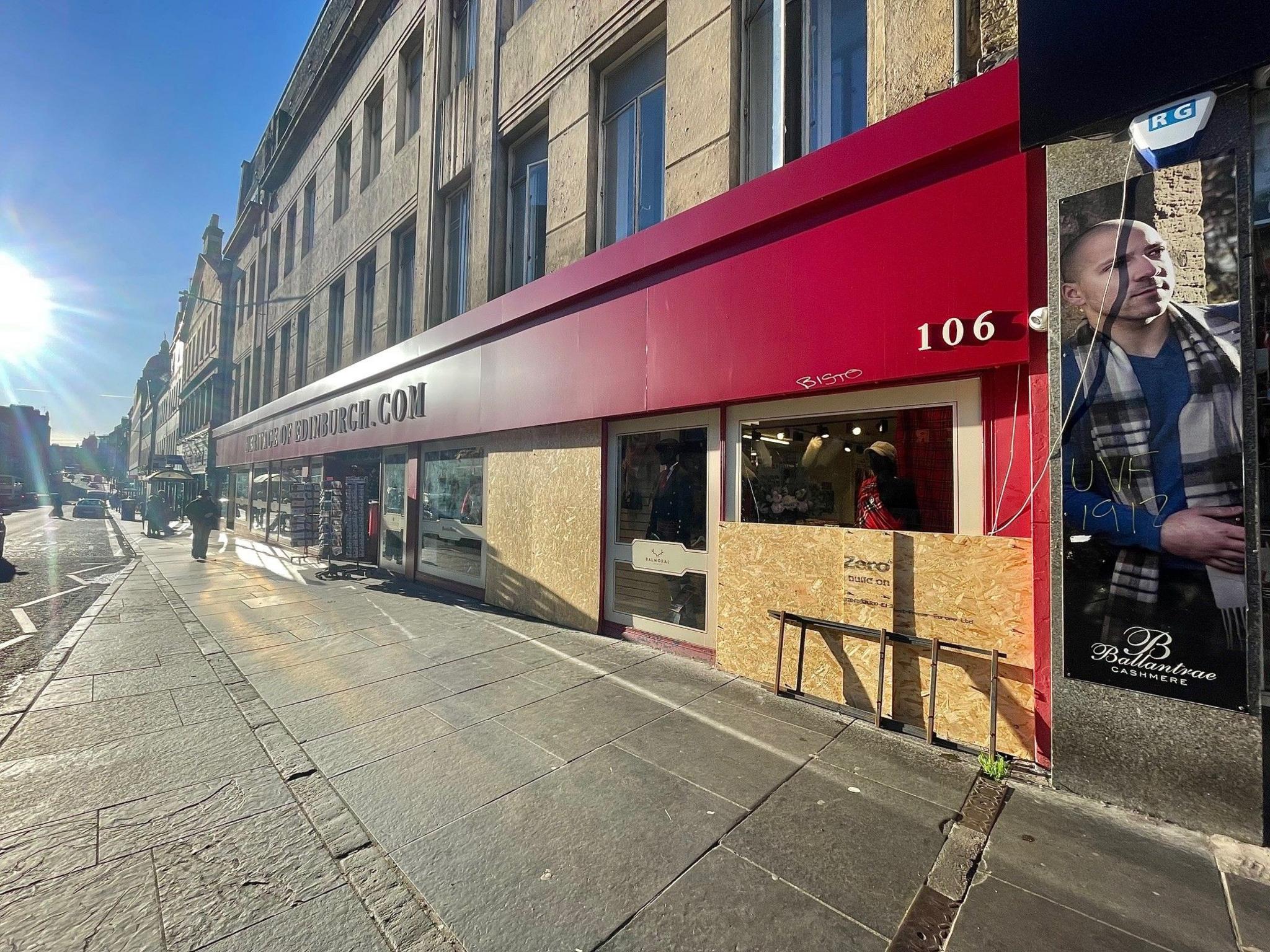 Heritage of Edinburgh around the corner on South Bridge