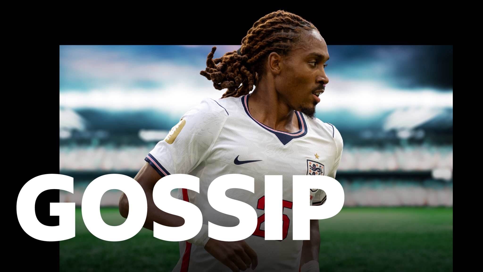 Gossip graphic with a picture of Djed Spence