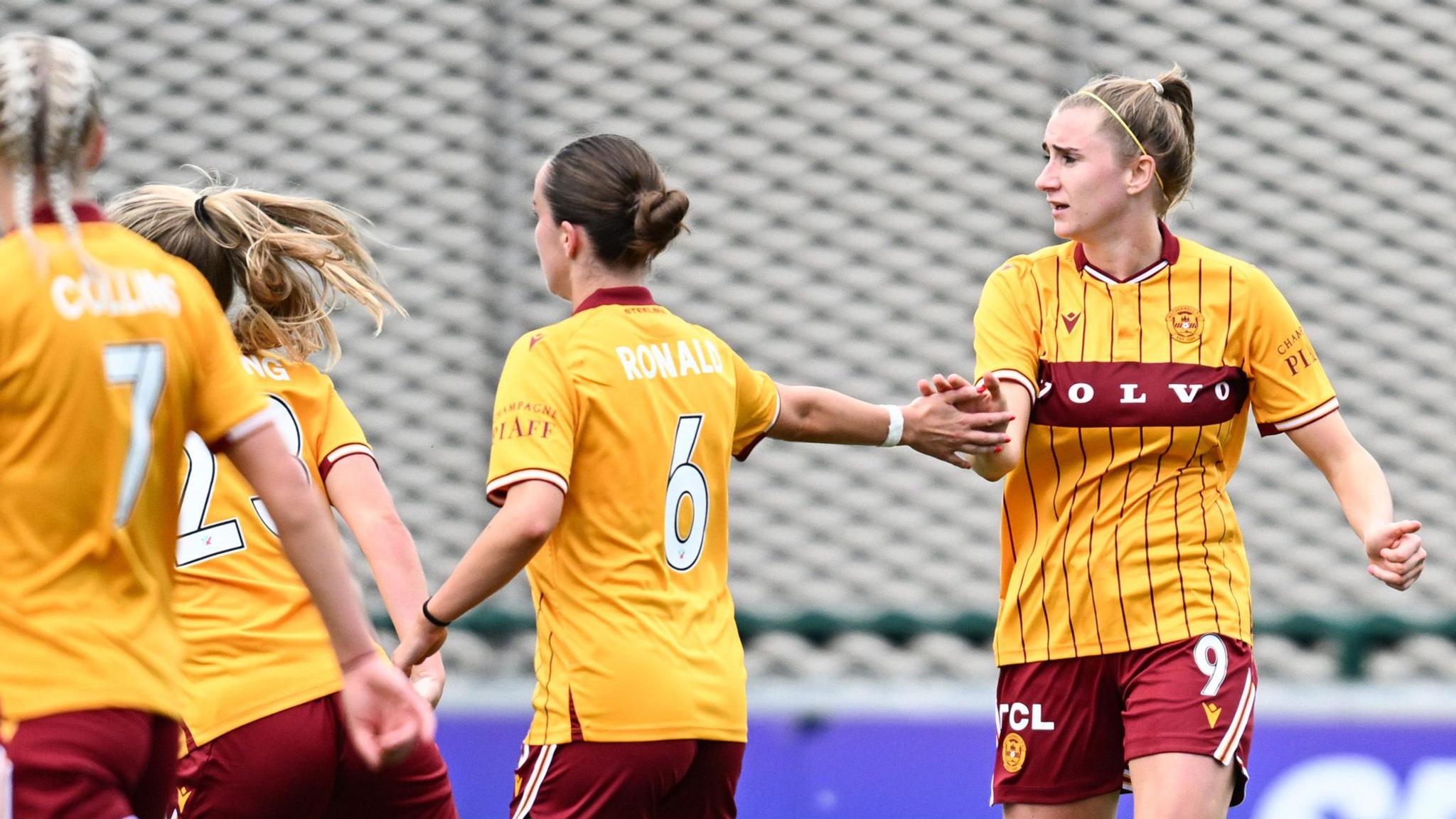 Carla Boyce scored Motherwell's opening goal against Aberdeen