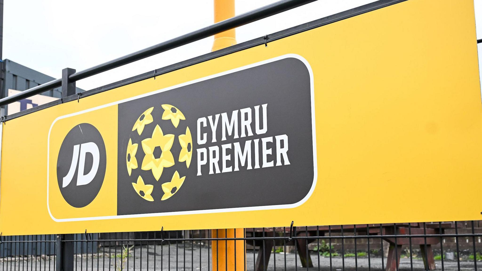 Cymru Premier pitchside hoarding