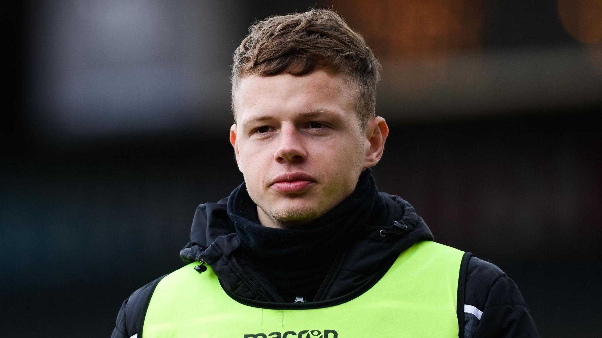 Scunthorpe United Kelsey Mooney (21) half body , during the EFL Sky Bet League 2 match between Scunthorpe United and Tranmere Rovers at the Sands Venue Stadium, Scunthorpe  10 Apr 2021