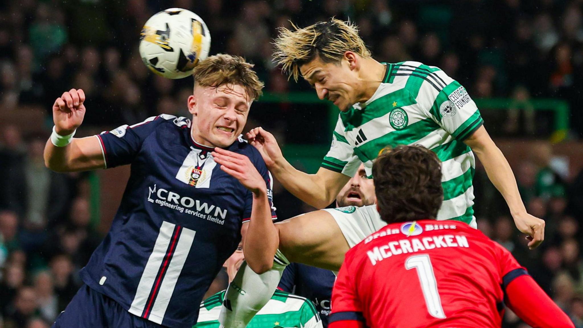 Daizen Maeda scores the only goal in Celtic's win