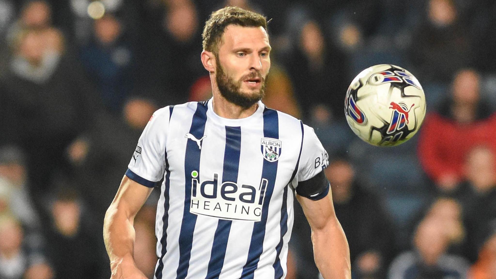 Erik Pieters in action for West Brom last season 