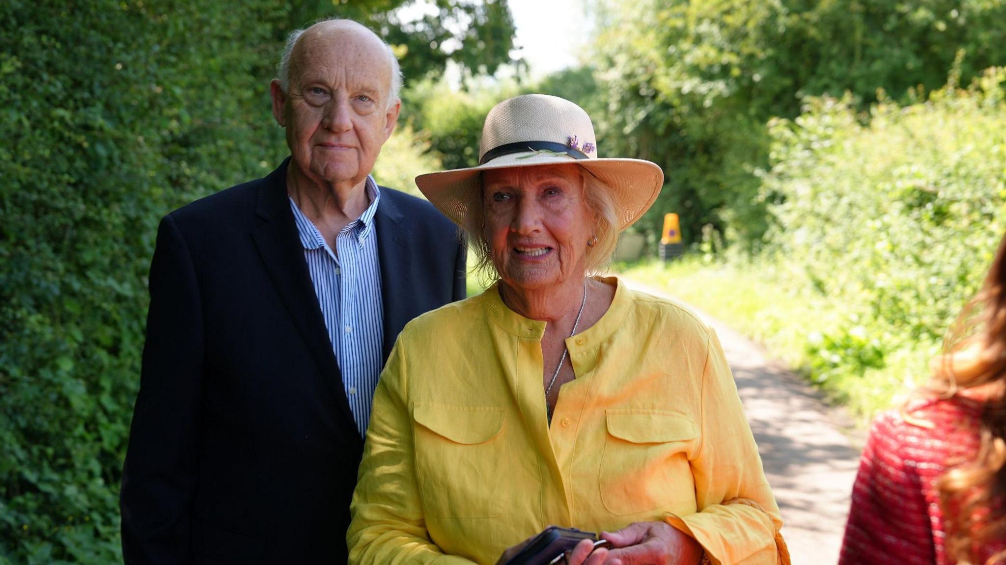 Ian McKay and Dianne McKay arrive at Stocking Farm