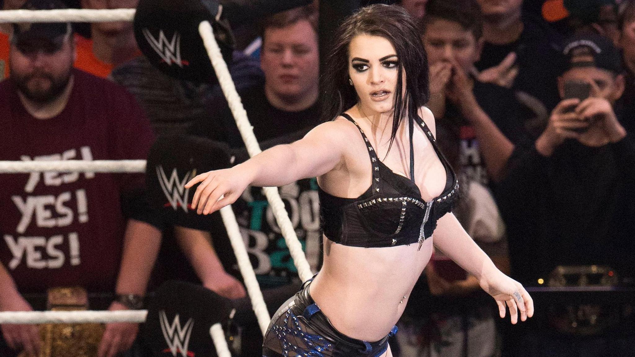 Saraya in action in WWE