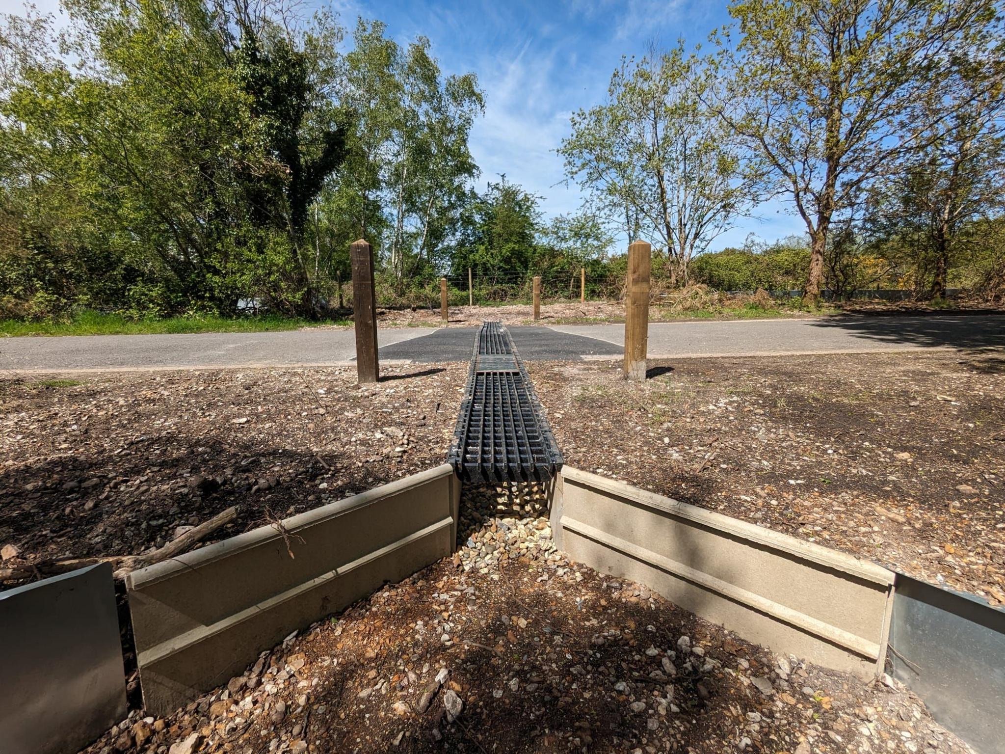 A view of an adder tunnel in Berkshire from above