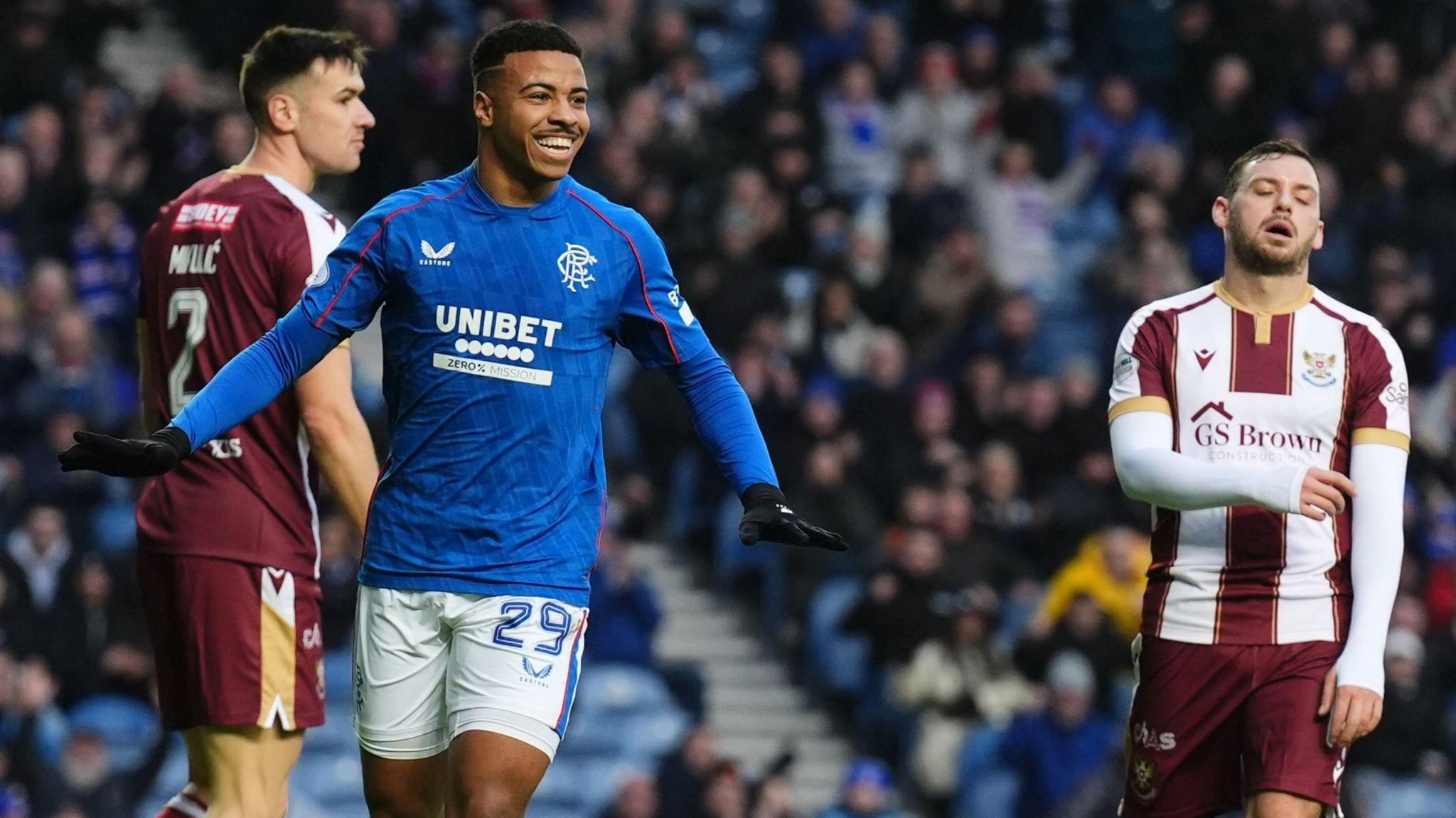 Rangers score the opener in 3-1 win over St Johnstone