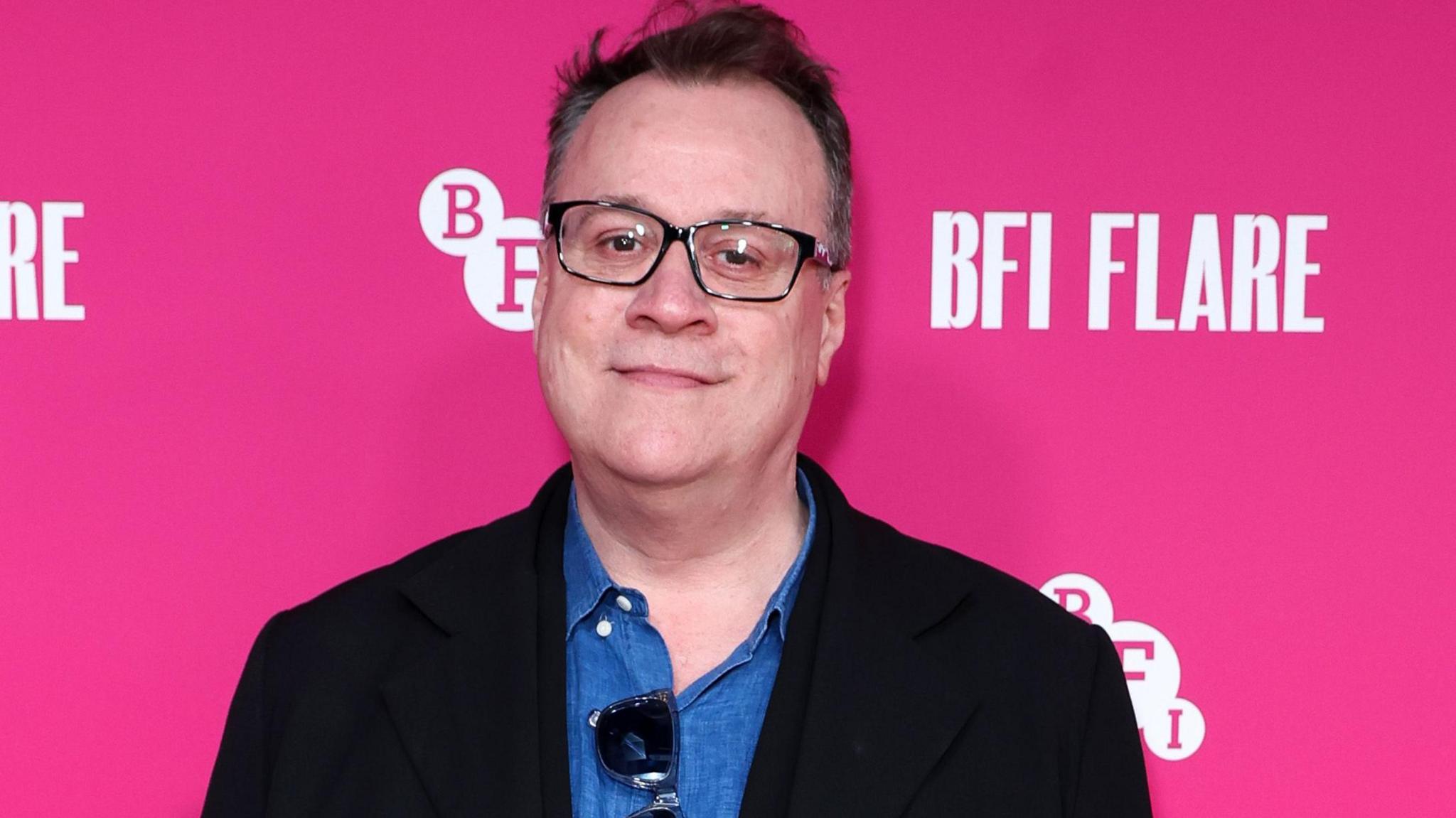 Russell T Davies attends the Russell T. Davies Screen Talk during BFI Flare 2026 at the BFI Southbank on March 23, 2026 in London, England