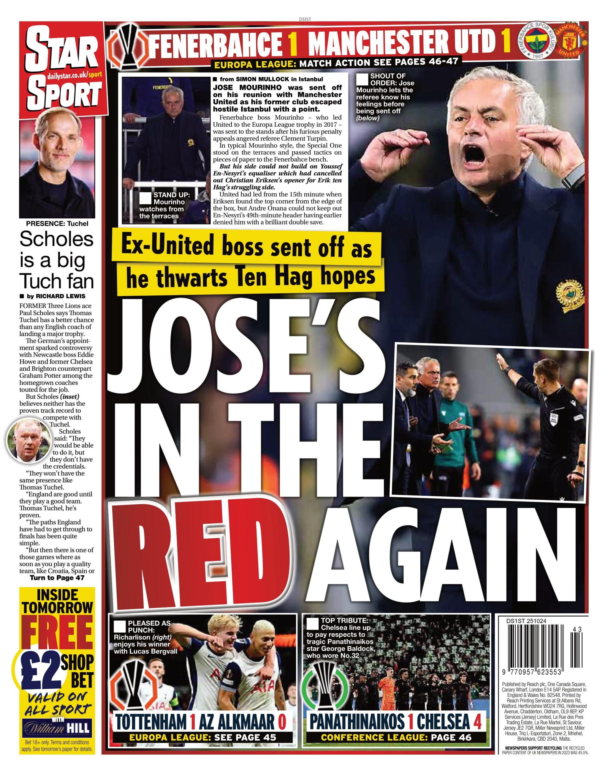 Star Sport back page