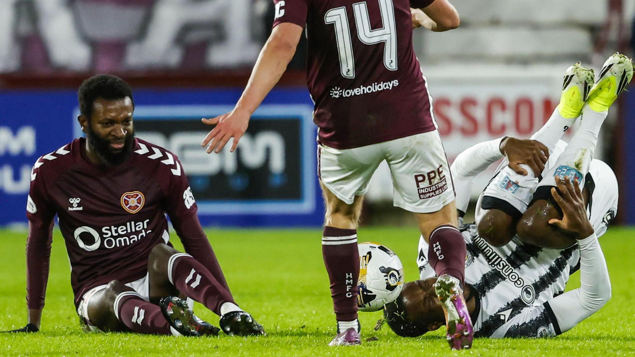 Beni Baninigme's red card was the first of his career