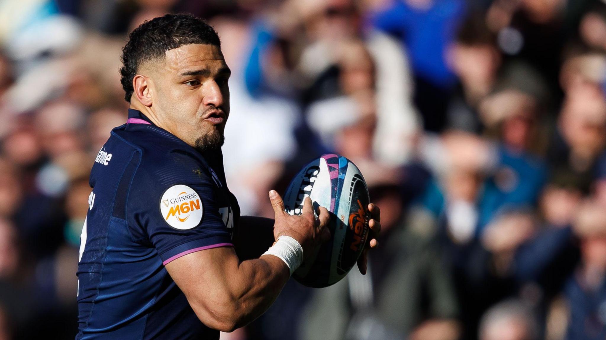 Sione Tuipulotu during Scotland's Six Nations win over France