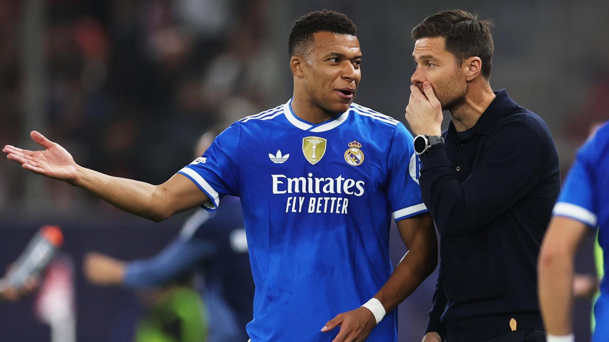 Kylian Mbappe and Xabi Alonso