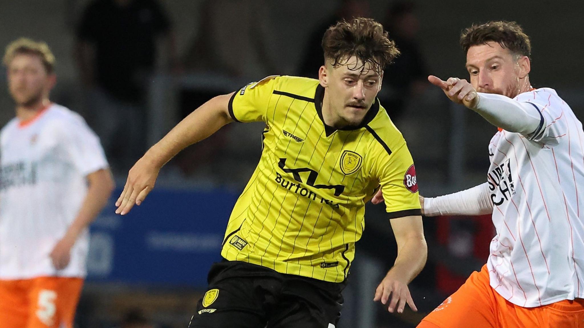 Dylan Williams in action for Burton Albion