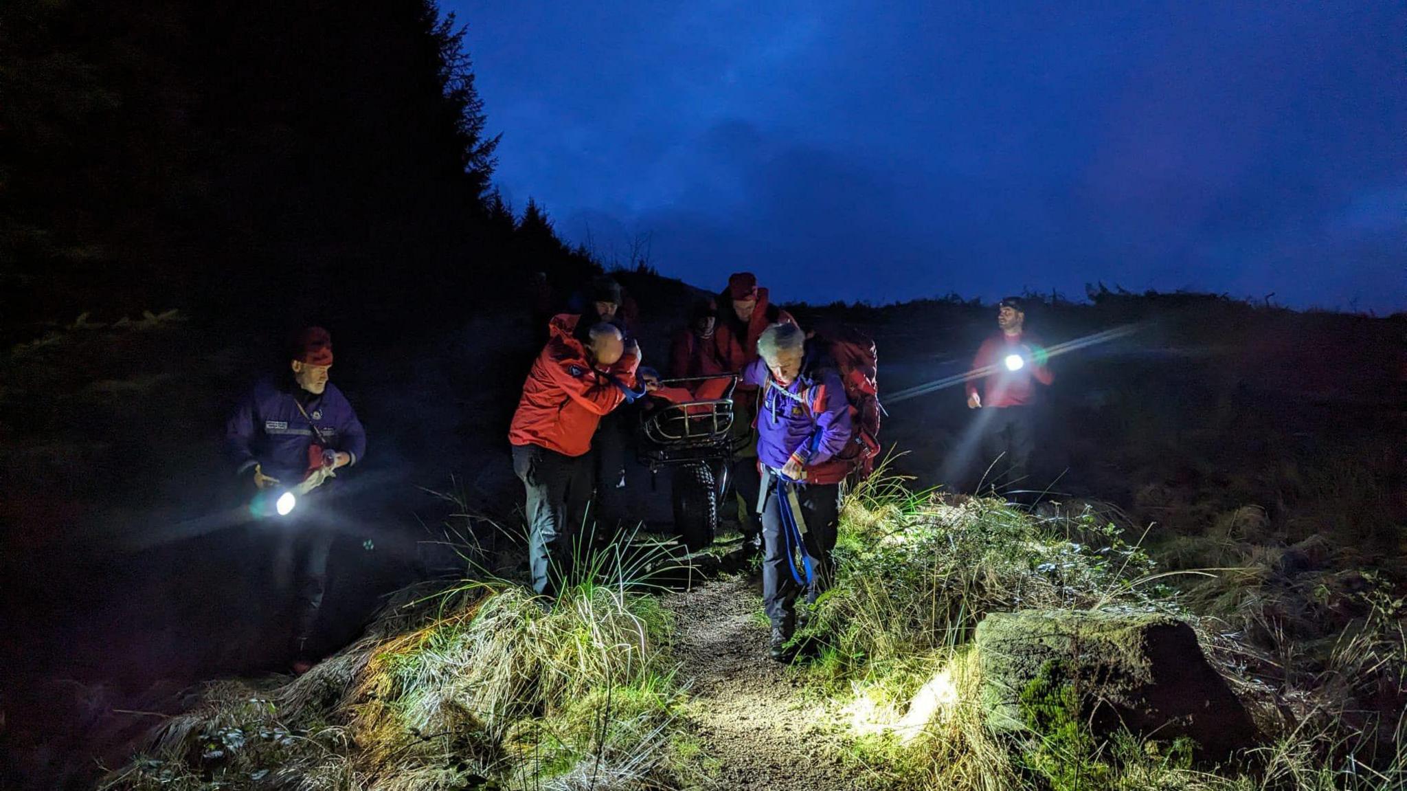 Moffat Mountain Rescue Team at the Criffel