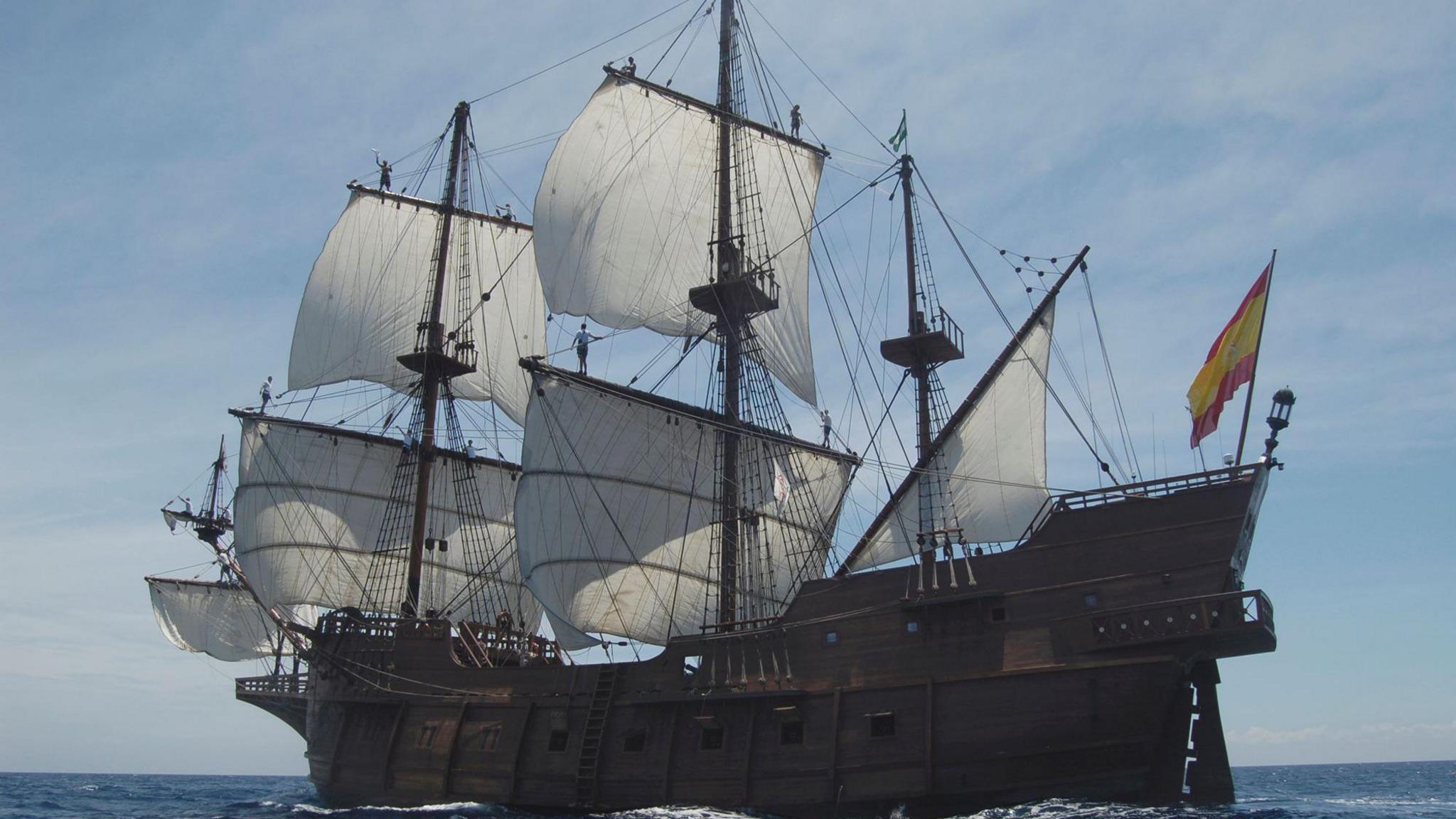 Gravesend: Historic galleon open to the public at Kent port town - BBC News