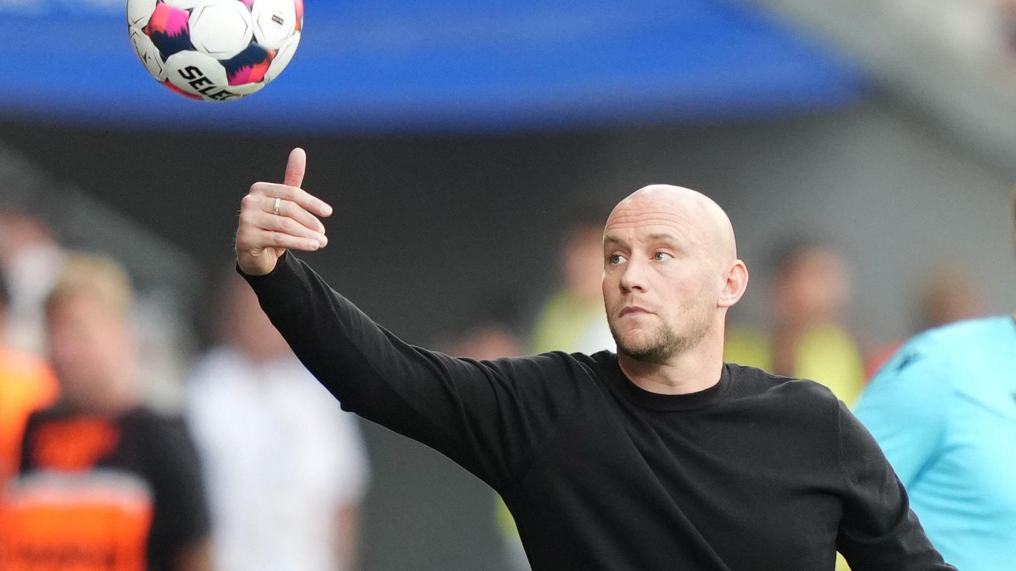 Hibernian head coach David Gray