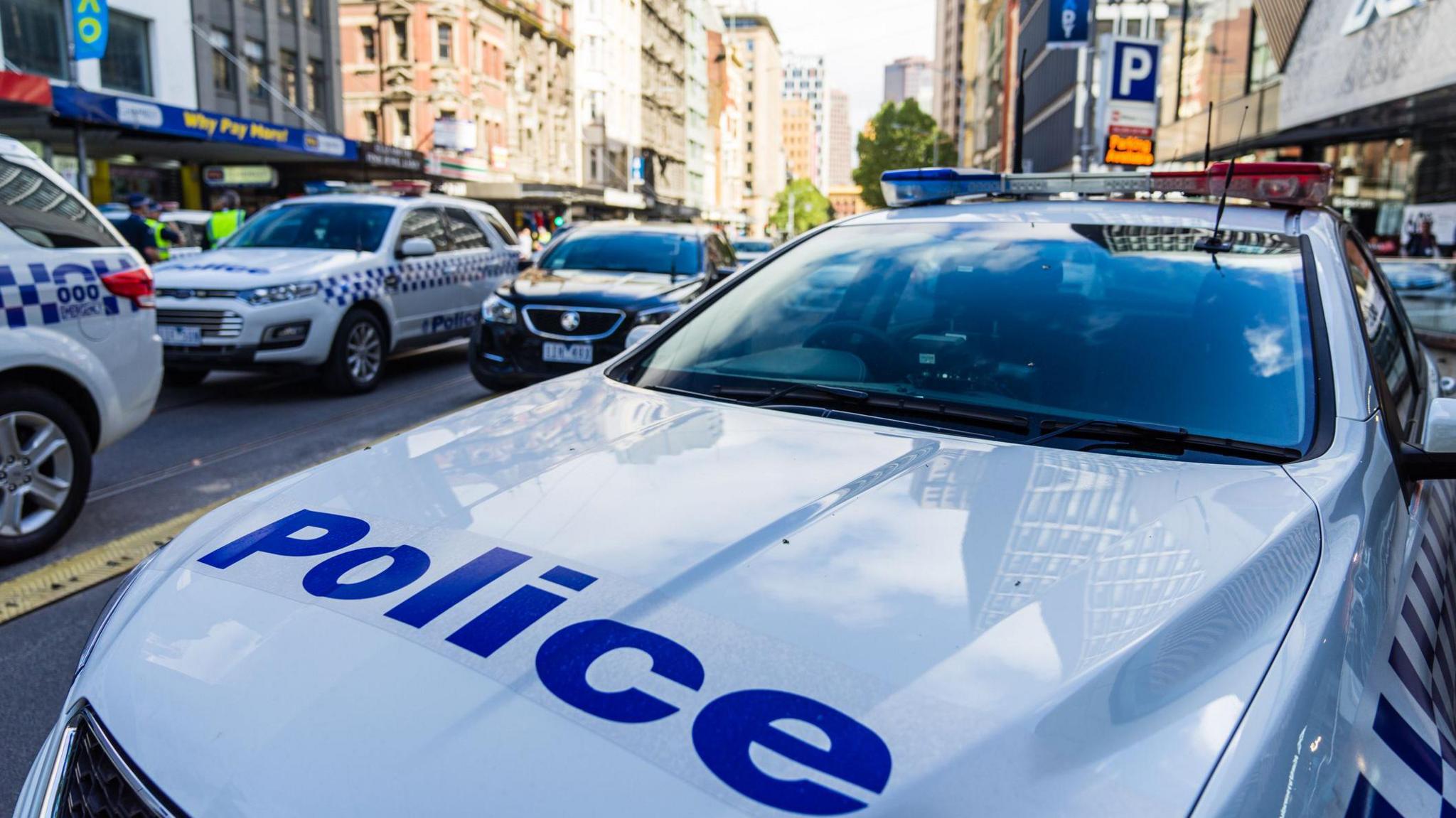 Police car in Melbourne