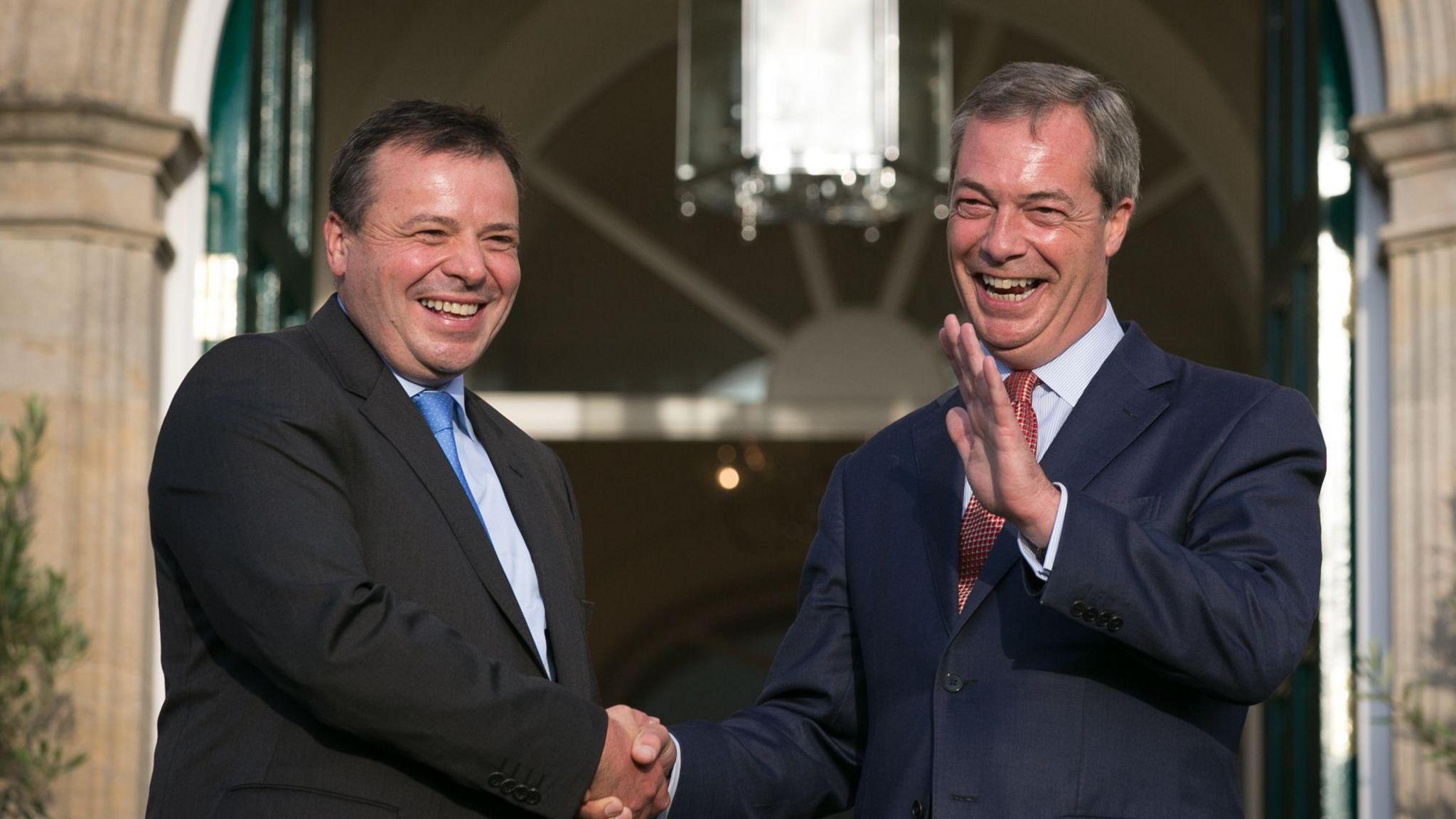 Arron Banks a Nigel Farage