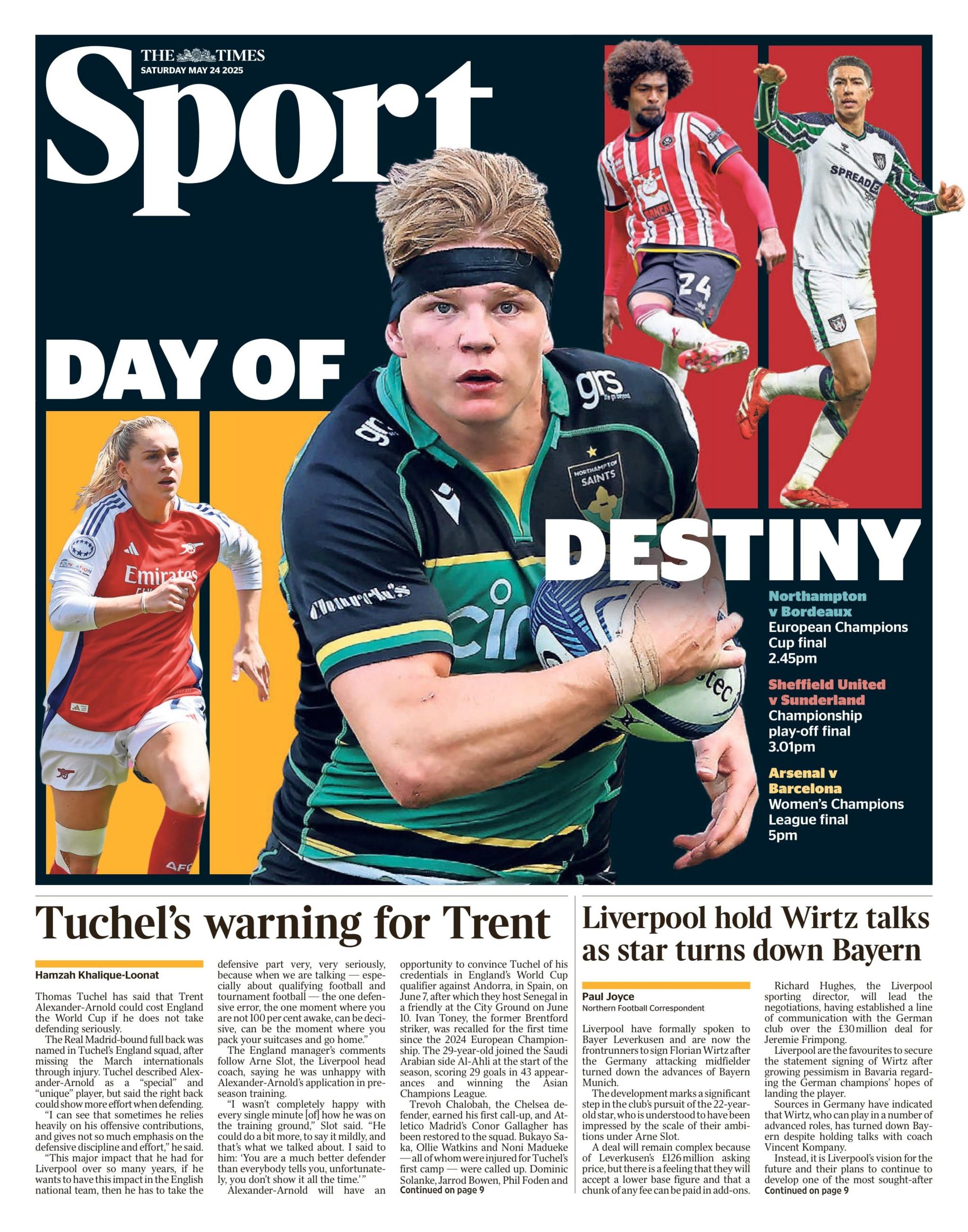 Times back page