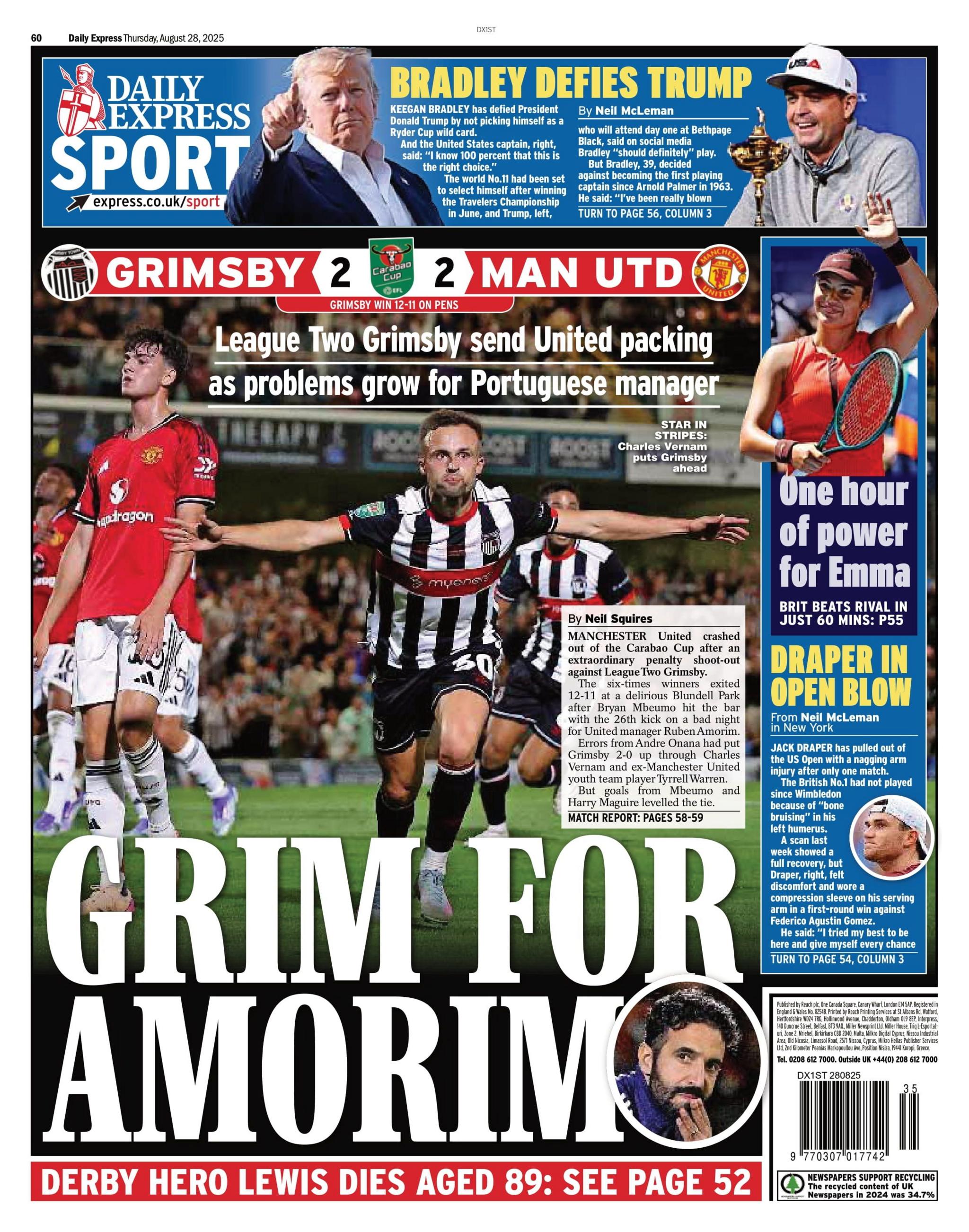 Express back page