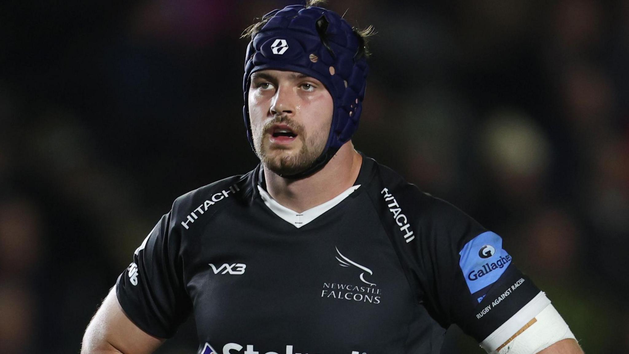 John Hawkins in action for Newcastle Falcons