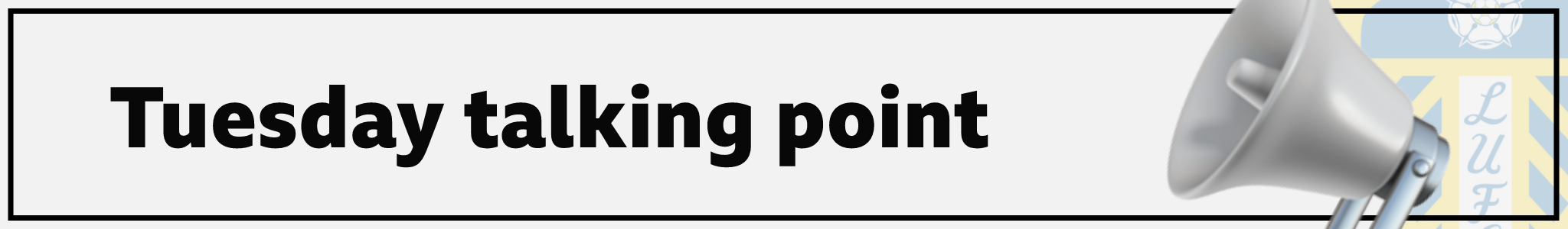 Leeds United Tuesday talking point graphic