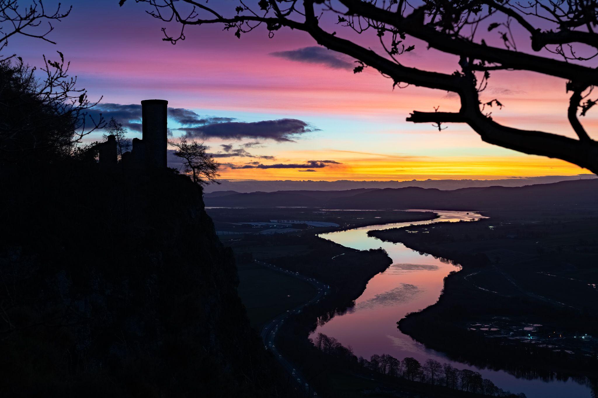 A colourful sunrise