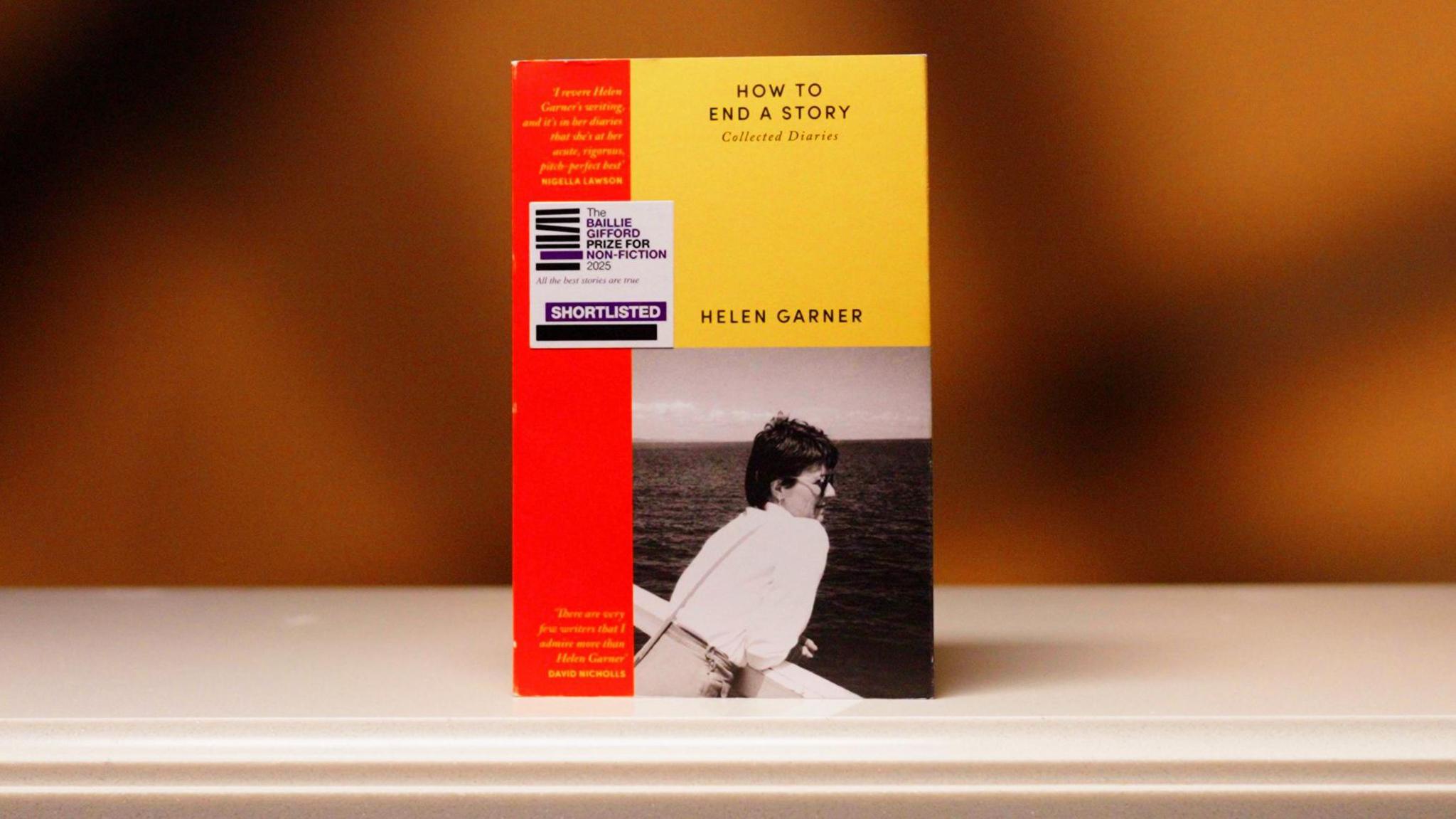 How to End a Story book jacket, it has an image of Helen Garner looking out to sea