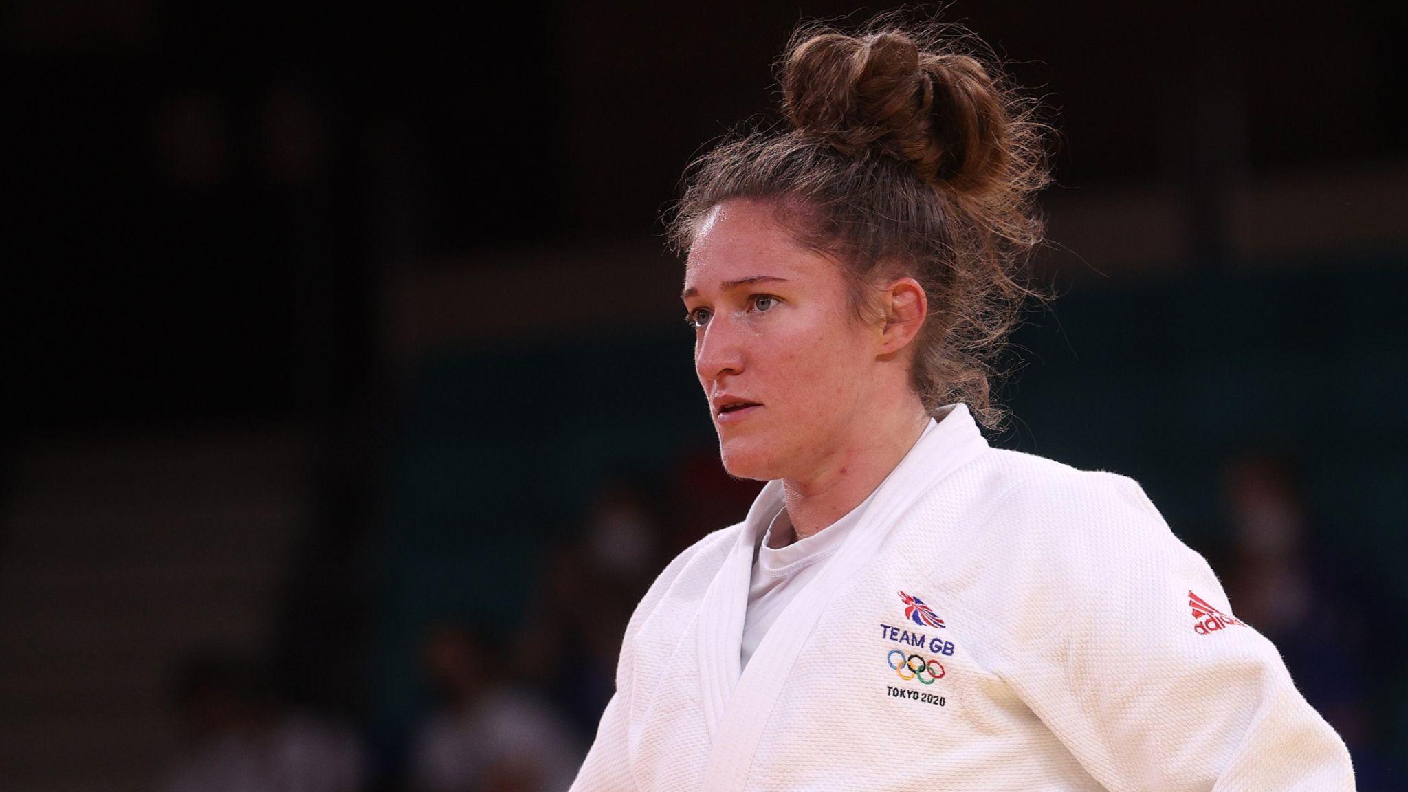 Natalie Powell in action during the Tokyo Olympics