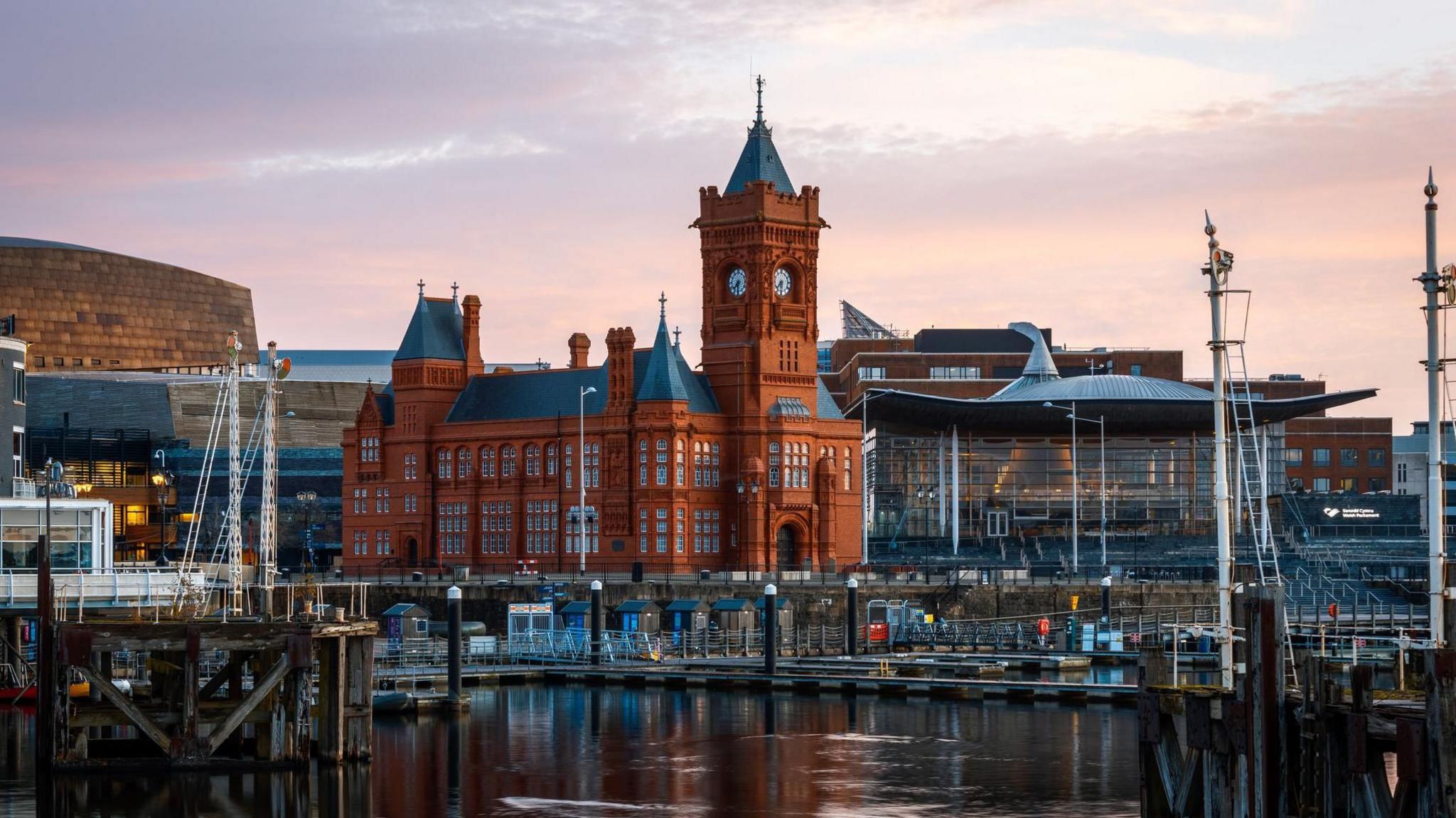 The Pierhead building in Cardiff Bay 