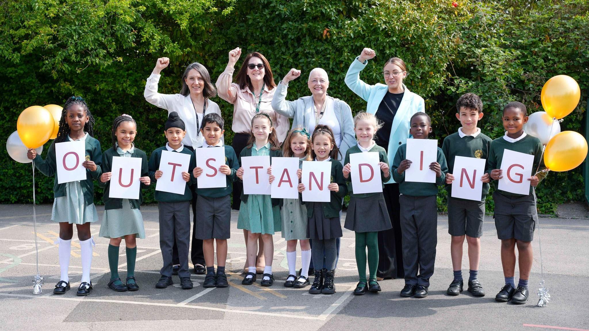 Pupils at Christ Church Infant School