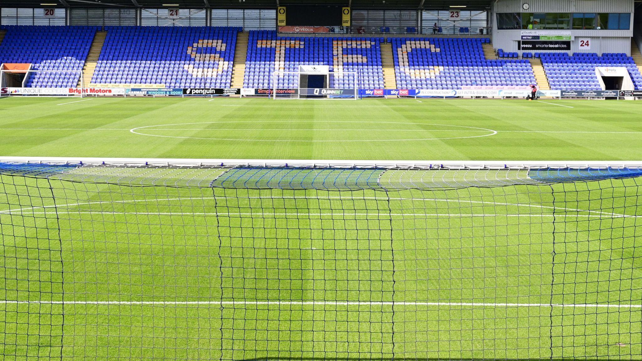 The Croud Meadow, home of Shrewsbury Town.