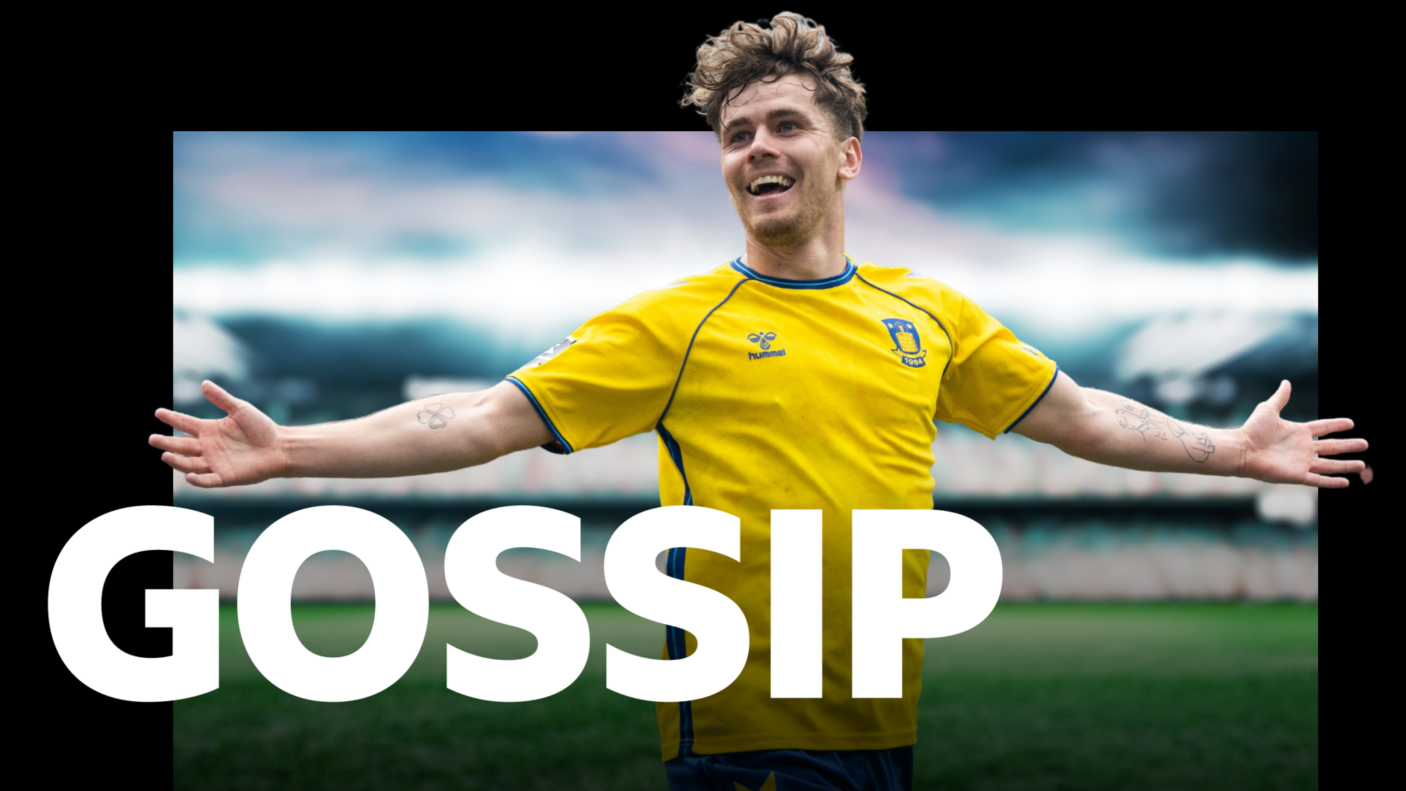 Brondby forward Mathias Kvistgaarden