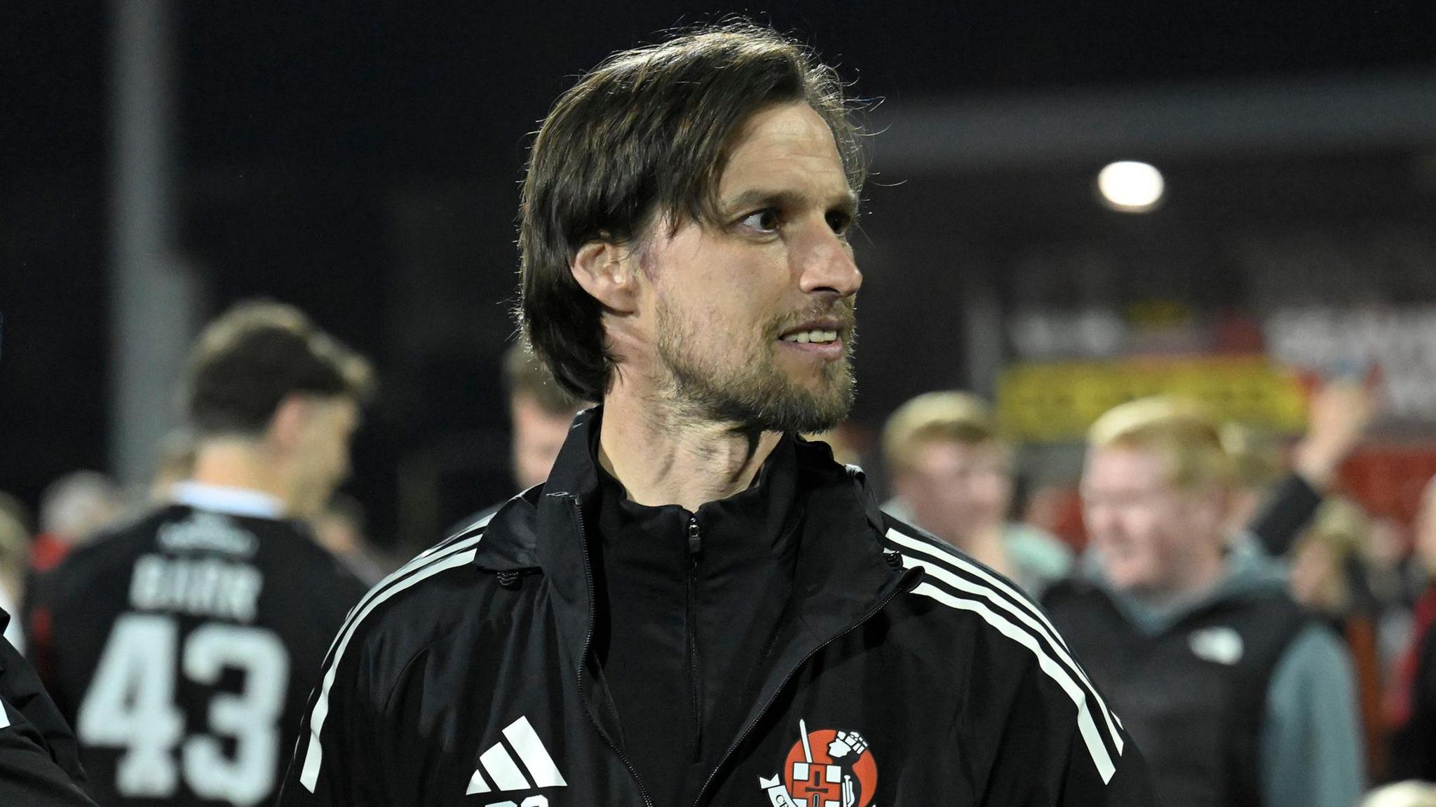 Crusaders manager Declan Caddell 