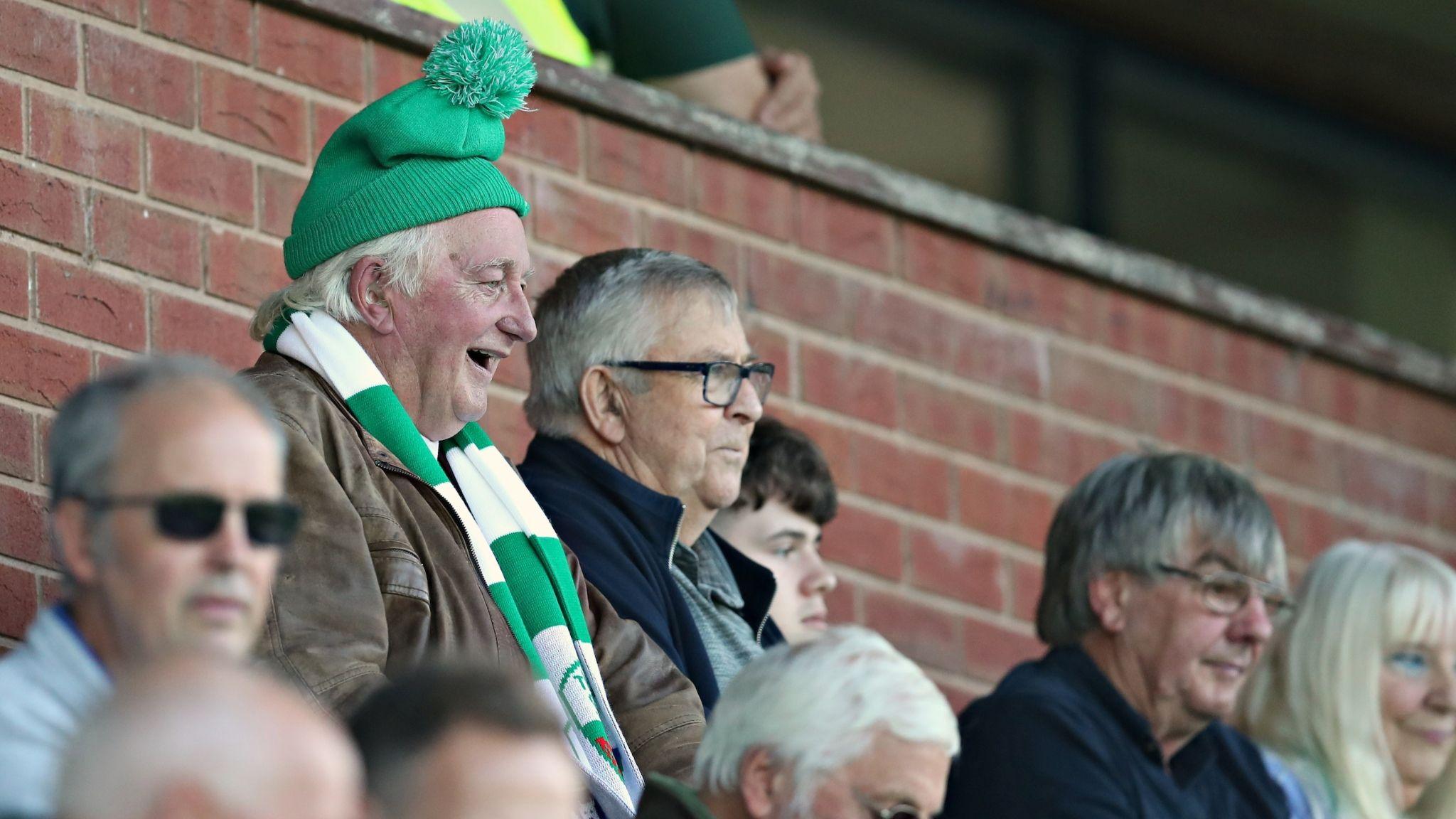 The New Saints fans watching at Park Hall