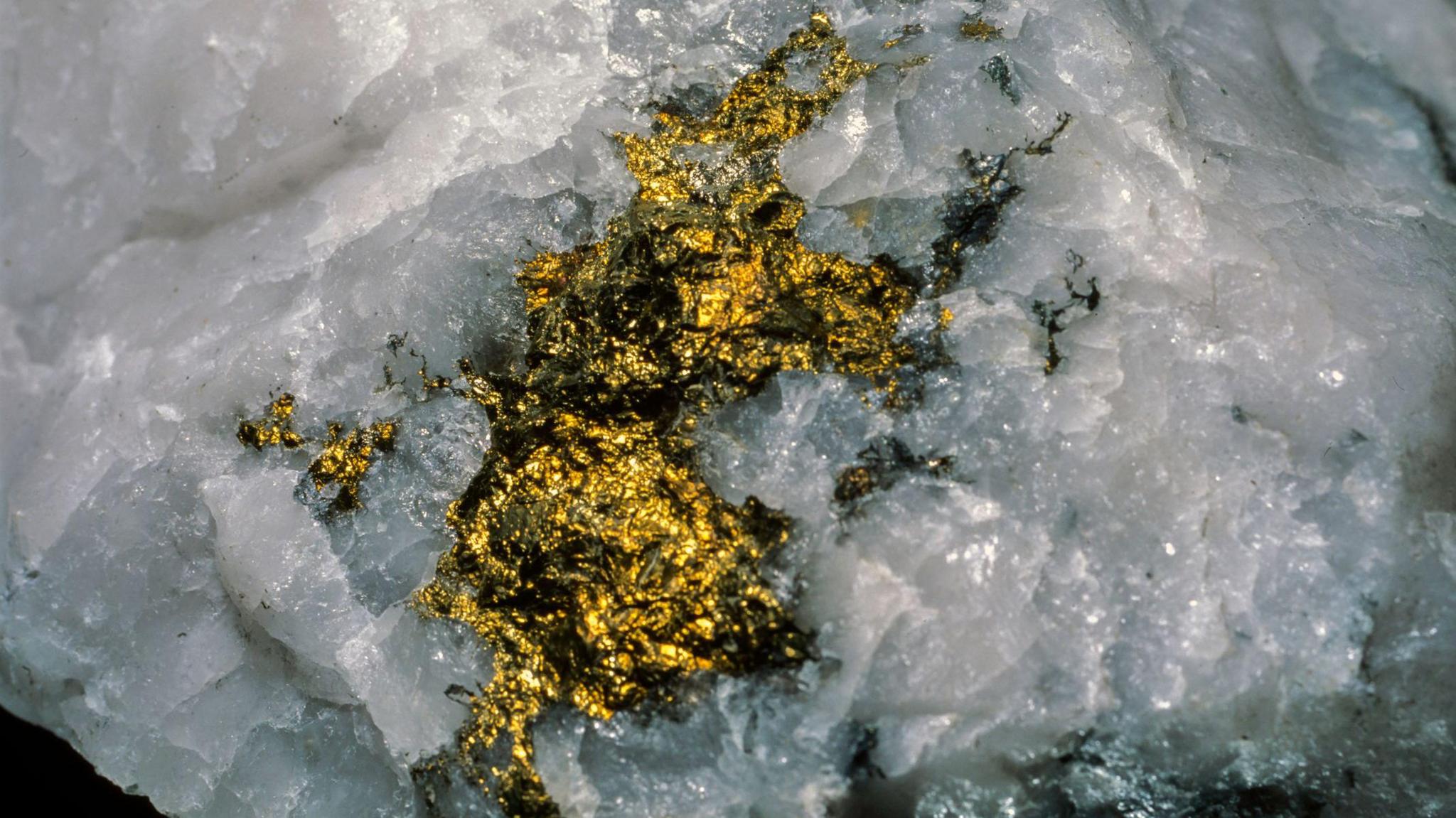 gold in quartz