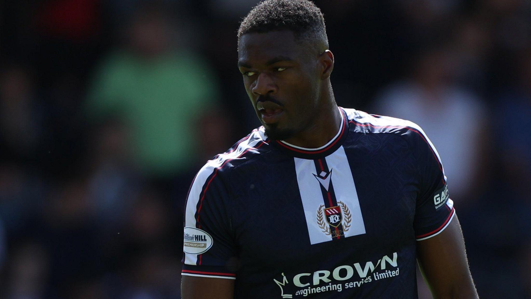 Emile Acquah in action for Dundee
