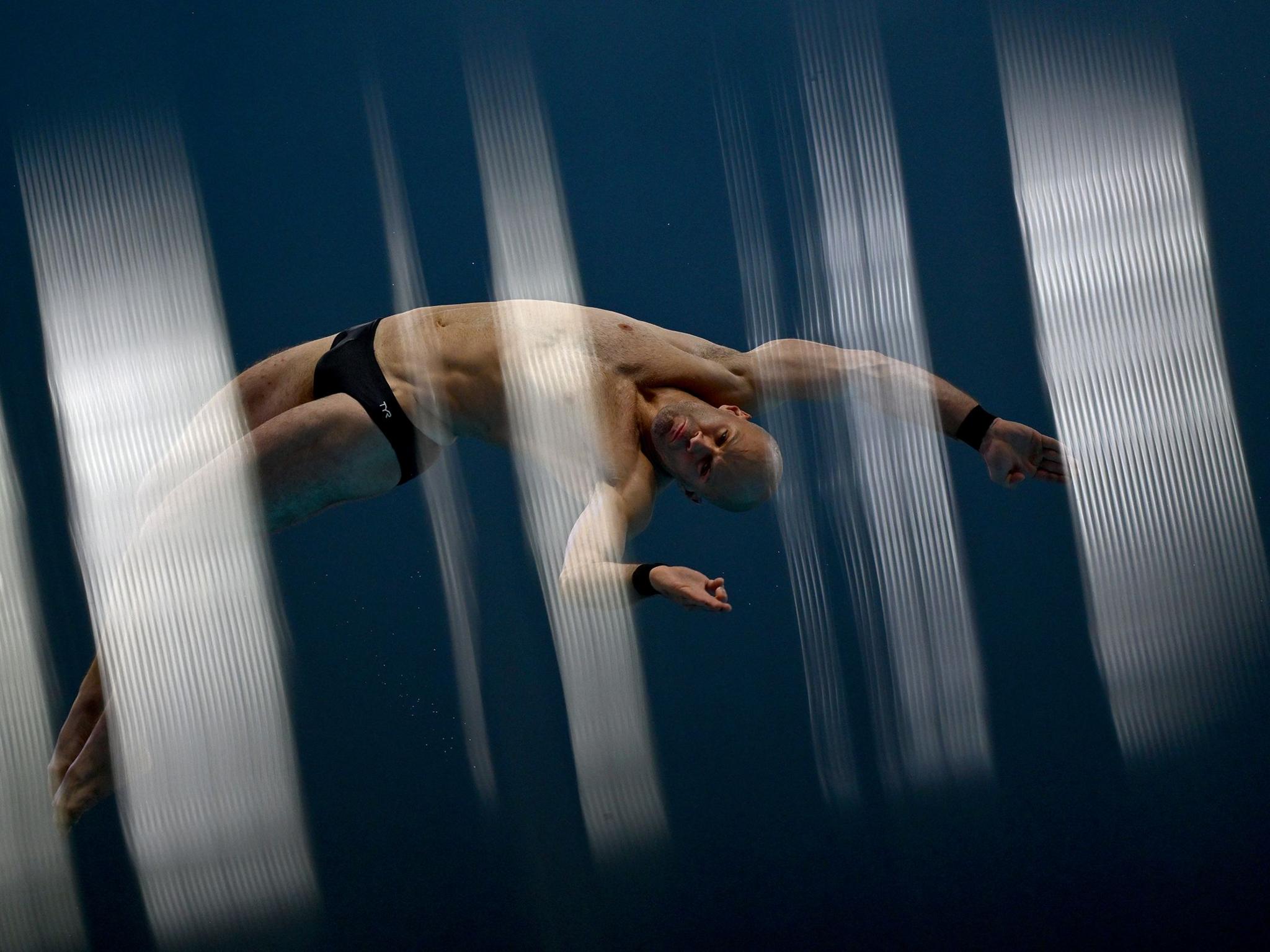 Team Armenia's Vartan Bayanduryan competes in the Men's 10m Platform Preliminaries on day 23 of the Singapore 2025 World Aquatics Championships at OCBC Aquatic Centre in Singapore. Photo by Quinn Rooney